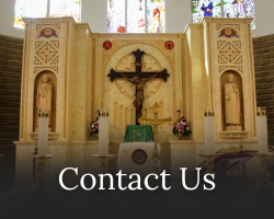 an image of the altar at St. Isaac Jogues Church